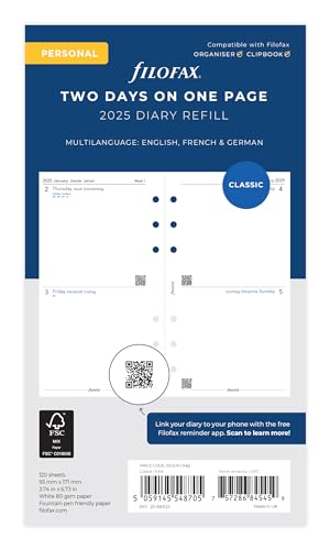Personal Two days per page 3 language 2025