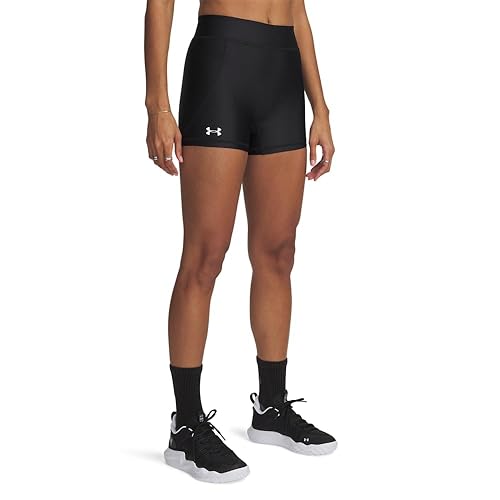 Under Armour Womens Team Shorty 3, (001) Black / / White, XX-Large