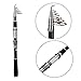 PLUSINNO Telescopic Fishing Rod Pole Spinning Fishing Rod Carbon Fiber Travel Rod for Saltwater Freshwater Rods(2.1M 6.89Ft)