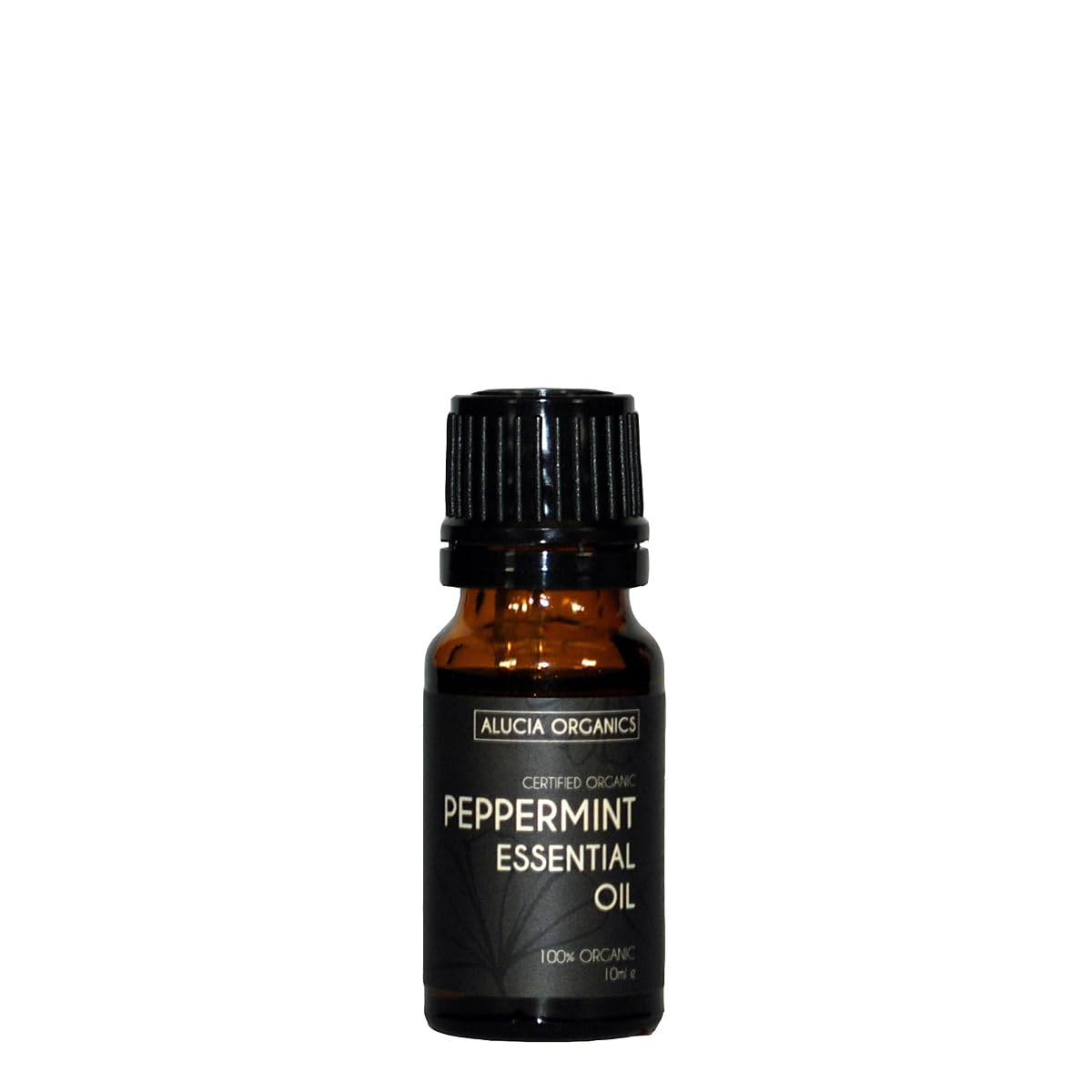 Alucia Organics Certified Organic Peppermint Essential Oil 10ml - Pure, Natural, Cruelty Free, Vegan, Undiluted - for Use in Aromatherapy, Massage Blends and Diffusers — image 1