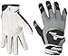 Mizuno Finch Adult Women's Fastpitch Softball Batting Gloves, Black/White, Medium