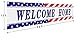 Colormoon Welcome Home Banner Homecoming Deployment Return Party Sign Outdoor Indoor (9.8 x 1.5 feet)