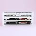 Ovonni Acrylic Makeup Brush Stand Box (3 Drawers)