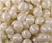 Pearl White Dome Shank Buttons Box of 50