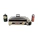GasOne New GS-2300P Propane or Butane Dual Fuel All in One Portable Wide Stove with Premium Non-Stick Deep Grill with Tempered Glass Lid/Gas Stove Burner with Carrying Case Model 2017, Gold