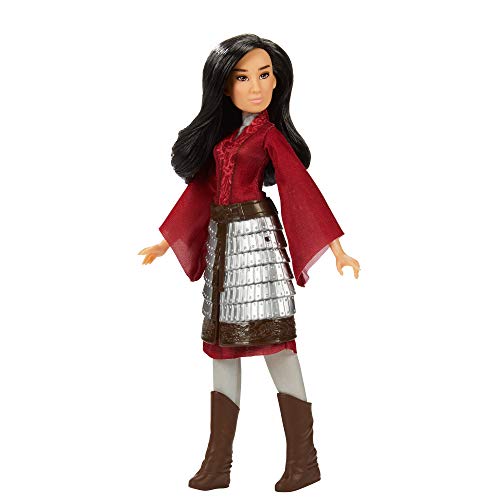 Hasbro Disney Prinzessinnen Disney Mulan Modepuppe mit Rüstungsrock, Schuhen, Hose und Oberteil, inspiriert von Disneys Realverfilmung Mulan, Spielzeug für Kinder und Sammler – Bild 3