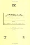 Proceedings of the 15th IFAC World Congress on the International Federation of Automatic Control : Control Concepts for Socioeconomic Systems:R, Camacho, 0080442331