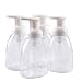 STARSIDE 4 Pack,8.5 oz 250ml Foaming Liquid Soap Containers,Foaming Soap Dispensers,BPA Free Refillable Soap Bottles with Pump,Use to Store Homemade Liquid Soap,Dish Soap,Body Wash and More primary