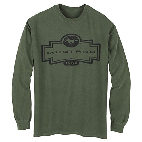 Genuine Ford Mustang Men's Broken In Long Sleeve Tee Shirt T-Shirt - Size 2XL