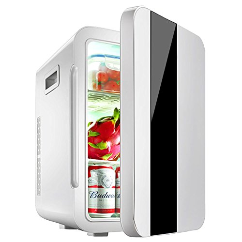 LE Mini Fridges Car heating and cooling refrigerator 22L small mini Refrigeration Car home Student dormitory small refrigerator Single door Single core single door (black and white),22L_452934cm