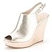 DREAM PAIRS Women's Open Peep Toe High Platform Summer Wedge Sandals