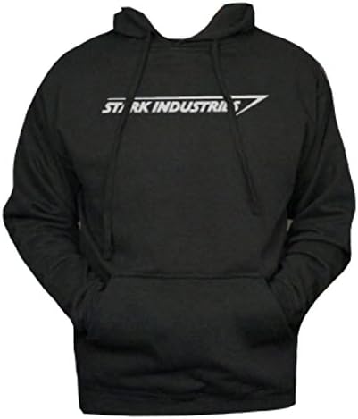 Stark Industries Hoodie-Funny Pullover Hooded Sweatshirt-Small