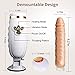 WeDol Automatic Thrusting Dildo Sex Machine for Women Hands-Free Sex Fun with 8 Powerful Thrusting Actions 10 Vibration Modes Remote Control Heating Realistic Vibrating Dildo Female Love Machine