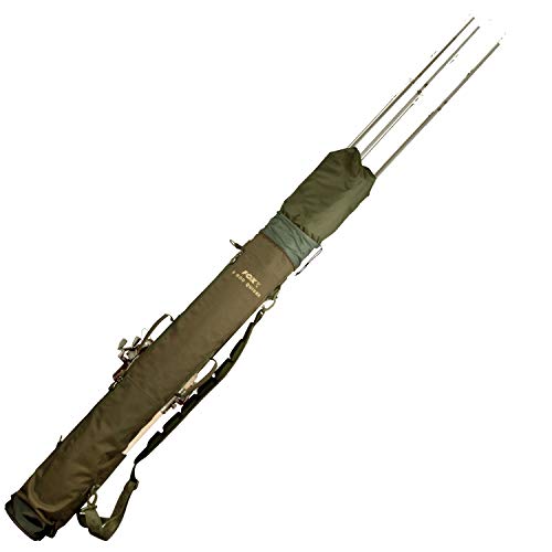 FOX Specialist 3 Rod Quiver - Angeltasche für Karpfenruten & Angelschirm, Tasche für Ruten + Brolly, Schirmtasche