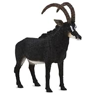 Mojo Fun 387145 Giant Sable Antelope - Realistic International Wildlife Toy Replica