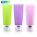 On the go® Silicone Travel Bottle Set shampoo conditioner bottle leak proof design silicone travel bottles