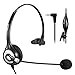 Arama Cordless Phone Headset, 2.5MM Telephone Headset with Noise Cancelling Boom Mic for Panasonic Polycom Grandstream Cisco Linksys SPA Zultys Gigaset and Other Dect Phones primary