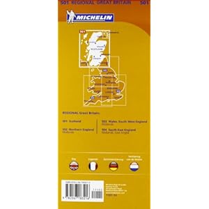 Scotland Map (Michelin National Map)