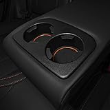 CupHolderHero for Subaru Crosstrek 2018-2020 and Subaru Impreza 2017-2020 Custom Liner Accessories - Premium Cup Holder, Console, and Door Pocket Inserts 19-pc Set (Orange Trim)