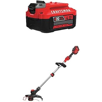Amazon.com : CRAFTSMAN CMCST910M1 V20 MAX String Trimmer with CMCB204