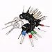 UTSAUTO Auto Terminals Removal Key Tool Set 21pcs Car Terminal Electrical Wiring Crimp Connectors Key Extractor Repair Tools Set