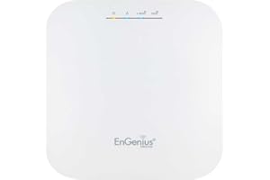 EnGenius EWS377AP WiFi 6 AX3600 4x4 Multi-Gigabit Access Point with 2.5Gbps Port, OFDMA, MU-MIMO, PoE+, WPA3, 1GB RAM, Licens