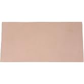 Premium Natural Vegetable Tanned Tooling Leather 3-4 oz (1.2&ndash;1.6mm) | Pre-Cut Full Grain Grade A Cowhide for DIY Projects, Stamping, Carving, Dyeing, Molding