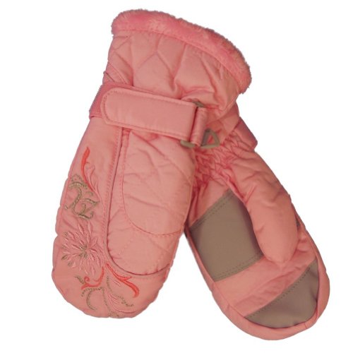 Zero Xposur Girls Pink Water Resistant Performance Snow & Ski Mittens