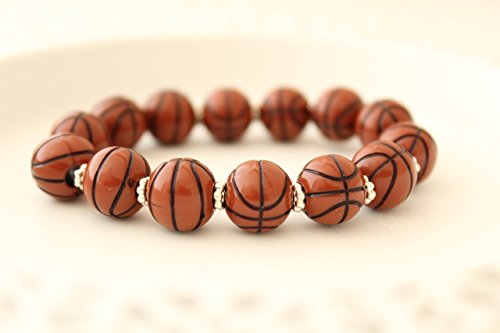 Basketball Fan Team Gift Kids Party Favors Sports Jewelry Bracelet - Thumbnail 2