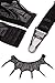 sofsy 6-Strap Retro High Waist Mesh Garter Belt | Suspender Lingerie for Women's Thigh High Stockings with Metal Clips