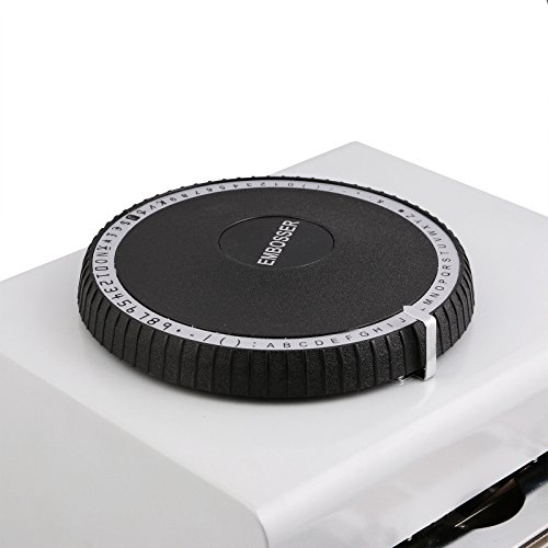 Happybuy 72Characters 72 Characters Printer PVC Card Stamping Machine Credit ID VIP Magnetic Embossing