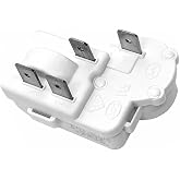 4-Pin Refrigerator Over Load Protector Compressor PTC Starter Relay | Fits Haier Siemens Hotpoint Freezer ZHB65-120P15, ZHB35-120P15,ZHB69-135P4.7,ZHB60-120P4.7,ZHB88-125P4 etc