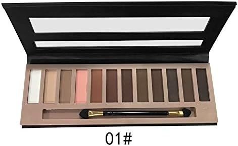 Lasting eye shadow tray 12 Colors Eye Shadow Palette Earth Tone Burgundy Grapefruit Color Makeup Eye Shadow Peach makeup No flying powder