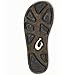 OluKai Hiapo Mens Sandals in Teak/Teak sz:11