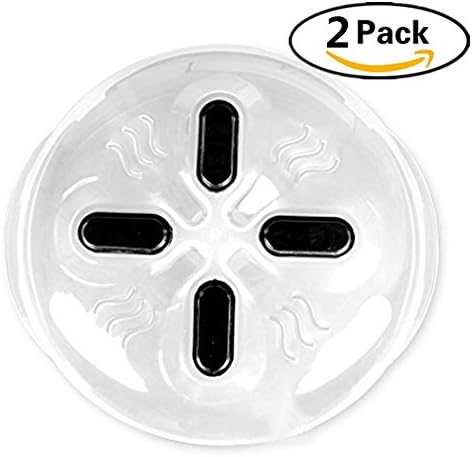 YOUNING Hover Cover Microwave Hover Anti-Sputtering Cover Anti-Sputtering Cover No More Messy Microwaves (2pack)