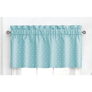 Microfiber 42 X 18 Short Curtain Valance Small Window Curtains
