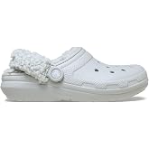 Crocs Unisex-Adult Classic Fleece Lined Clogs, Fuzzy Slippers for Women and Men