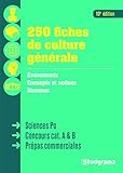 250 fiches de culture générale (Concours études supérieures) (French Edition) by 