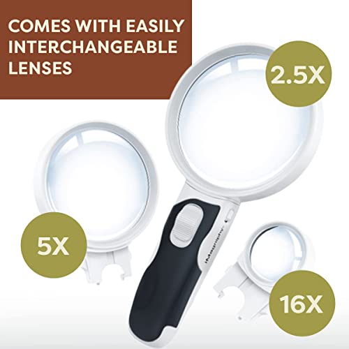 iMagniphy Powerful Magnifying Glass with Light Senior Citizen Gifts