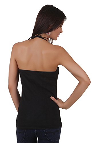 q-rious women's cotton lycra halter slips