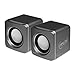 ARCTIC S111 Silver - USB Powered Stereo Computer Speaker - Multimedia Speaker with Enhanced Drivers