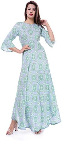 Ramkudi Indian Women's Floral Print Cotton Kurti Top