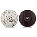 Large Wall Clock, European Vintage Clock with Arabic Numerals, Indoor Silent Battery Operated Wood Clock for Home, Living Room, Bedroom, Kitchen and Den Decor, East to Read - 12 Inch,Bicycle