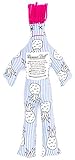 Dammit Doll - Classic Dammit Doll - Touche Bleue - Greek Aqua & Cool Gray , Orange Hair - Stress Relief, Gag Gift