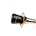 PAMPET Lightweight Plastic Practice Trumpet Mute Silencer Straight Mute For Trumpet (Black)