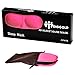 Eye Mask for Sleeping - 3D Sleep Masks Pink Black 2 Pack with Ear Plugs - Best for Puffy Eyes Made by Soft Smooth Fabrics - Great for Travel,Night Work and Home Use for Men Women and Kids DIGGOLD(TM)