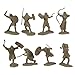 Ancient Barbarian Warriors: 16 piece set of 60mm Figures - 1:30 scale