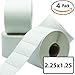 Premium, Extra Sticky 2.25 x 1.25in Direct Thermal Label 4 Pack. Bulk (4,000) Perforated Top Coated, Self Adhesive Stickers for FNSKU Barcode. Zebra Printer Compatible. Packaging and Shipping Supplies