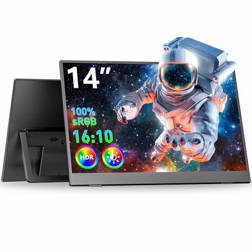 WUAWE 14 inch Portable Monitor Kickstand