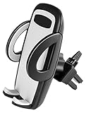BE Universal Smartphones Car Air Vent Mount Holder Cradle Compatible with iPhone 7 7 Plus SE 6s 6 Plus 6 5s 5 4s 4 Samsung Galaxy S6 S5 S4 LG Nexus Sony Nokia and More (Black) (Wireless Phone Accessory)